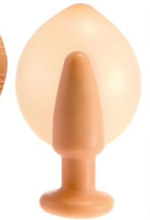 Pompowany plug analny z wibracjami