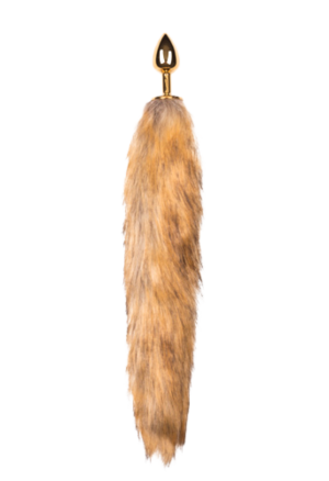 Złoty plug, lisi ogon, kita 42 cm