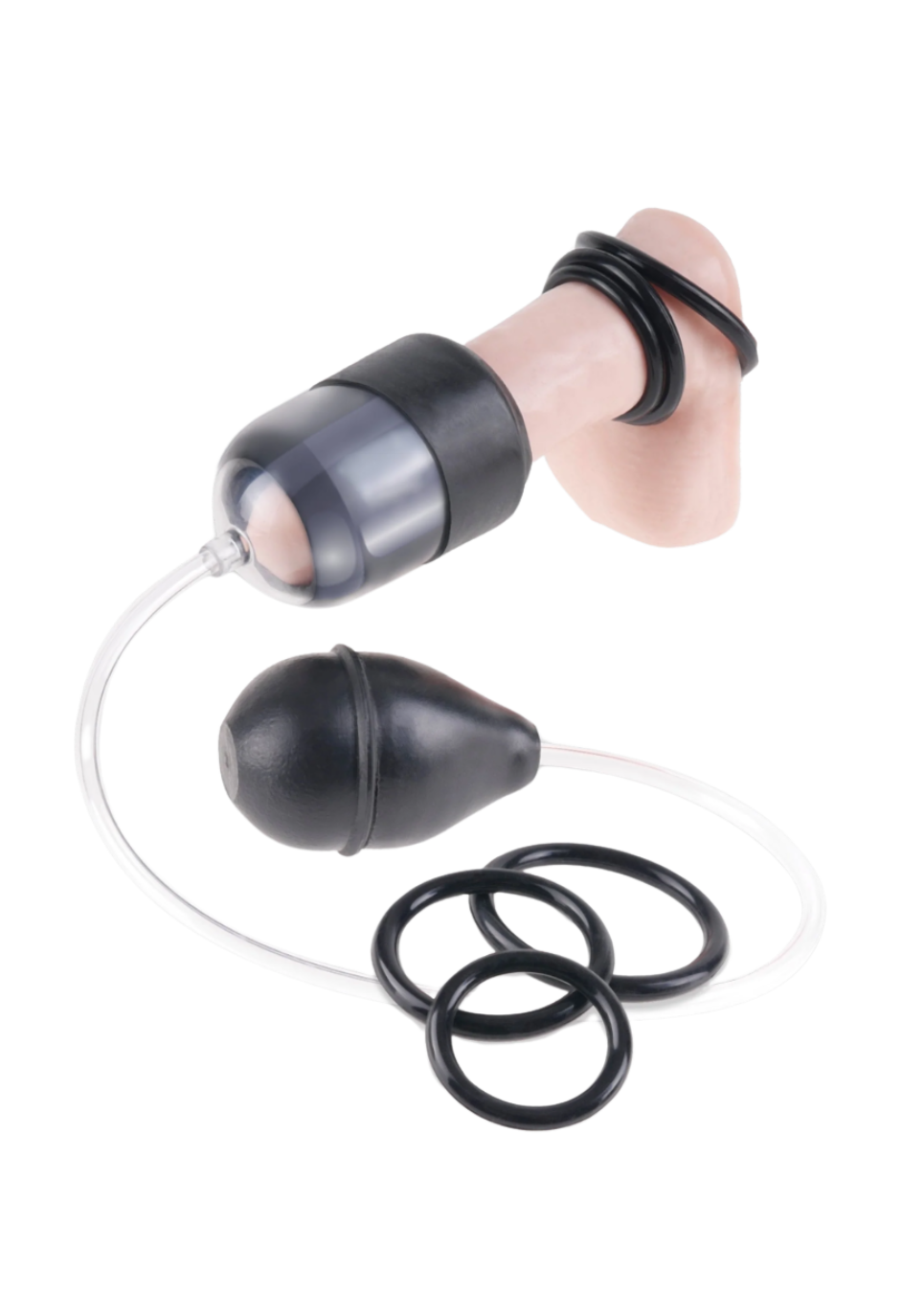 Mini pompka do penisa, podtrzymanie erekcji Mini pompka do penisa, podtrzymanie erekcji