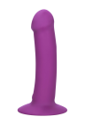 Dildo z podwójnymi czujnikami, zwiększającymi moc wibracji