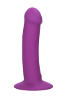 Dildo z podwójnymi czujnikami, zwiększającymi moc wibracji