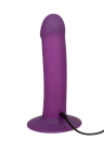 Dildo z podwójnymi czujnikami, zwiększającymi moc wibracji