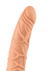 Grube dildo bez jąder z wyraźną fakturą żył