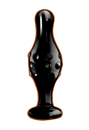 Eleganckie, szklane dildo ze stymulującymi wypustkami