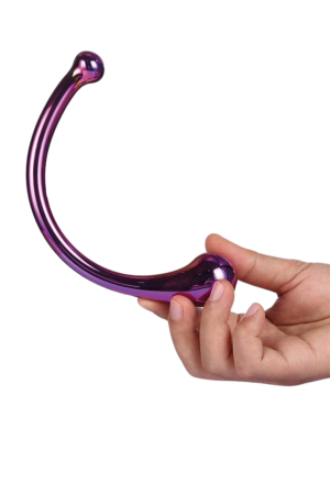 Szklane dildo w kształcie różdżki