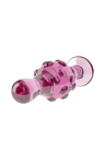 Szklane dildo z wypustkami