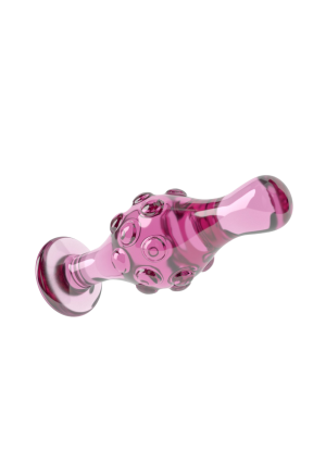 Szklane dildo z wypustkami