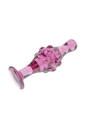 Szklane dildo z wypustkami