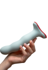 Szałwiowe dildo z ruchomymi kuleczkami we wnętrzu