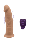 Bardzo realistyczne, wibrujące dildo z  przyssawką