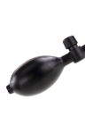 Cieliste, pompowane dildo z wibracjami i pilotem