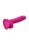 Realistyczne dildo z przesuwaną skórką i przyssawką