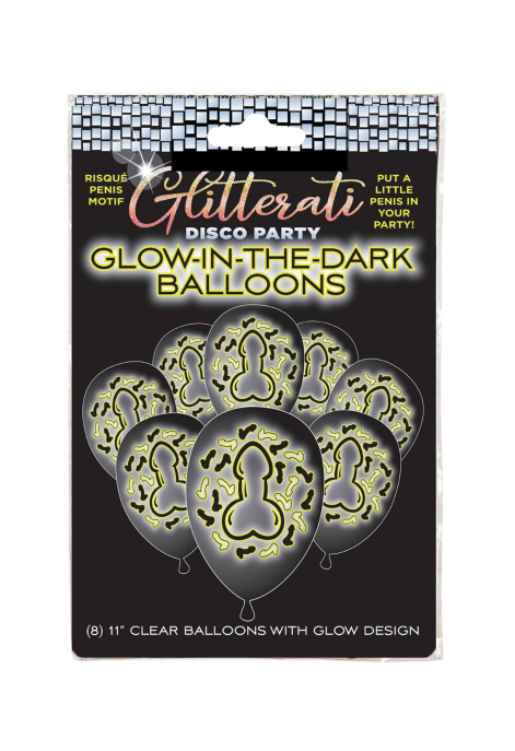 Balony świecące w ciemności