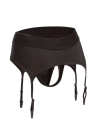 Wygodny, bieliźniany strap on z pasem do pończoch S/M