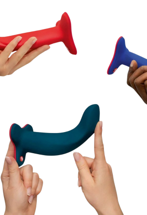 Wyginalne dildo z silikonu medycznego - 12 cm