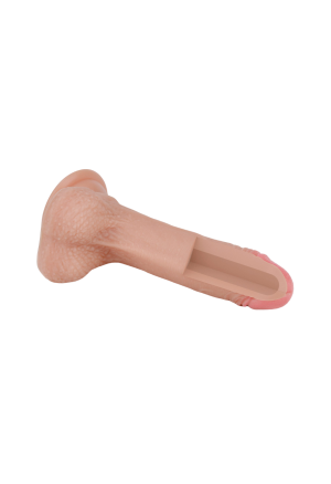 Niezwykle realistyczne dildo z dwuwarstwowego silikonu - 25 cm
