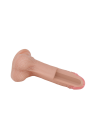 Niezwykle realistyczne dildo z dwuwarstwowego silikonu - 25 cm