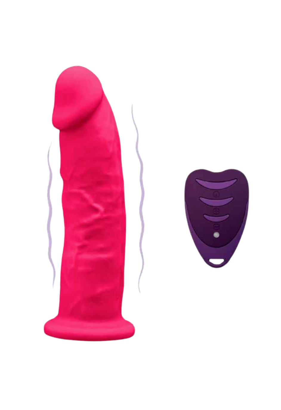 Różowe dildo z mocnym i cichym silnikiem sterowany pilotem - 17 cm Różowe dildo z mocnym i cichym silnikiem sterowany pilotem - 17 cm