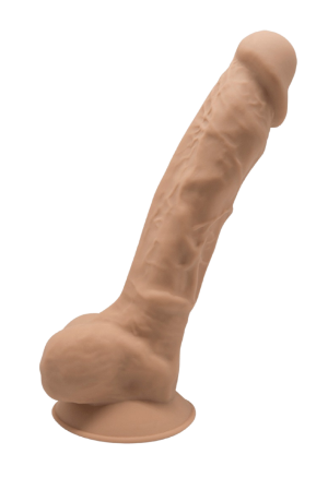 Dildo z materiału zapamiętującego kształt