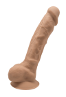 Dildo z materiału zapamiętującego kształt