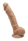 Dildo z przyssawką w realistycznym kształcie