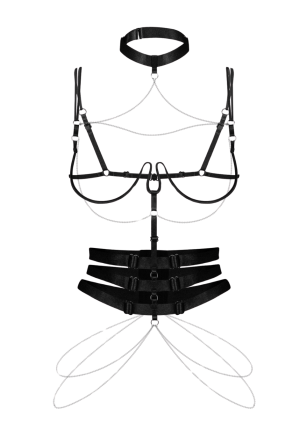 Podkreślająca atuty bielizna damska typu harness