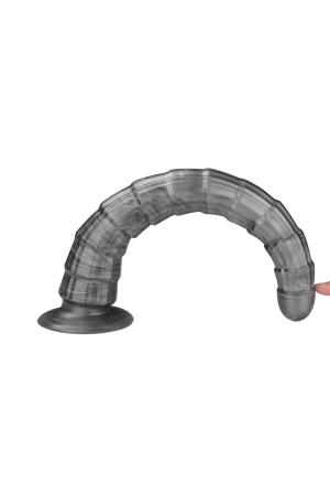 Duże, elastyczne dildo wibrujące - 36 cm