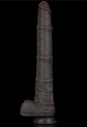 Niezwykłe, naturalne dildo z dwuwarstwowym trzonem - 40,5 cm