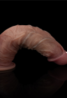Niezwykłe, naturalne dildo z dwuwarstwowym trzonem - 27 cm