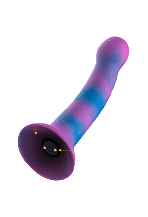 Wibrujące dildo kompatybilne z technologią bezprzewodową watchme - 15 cm
