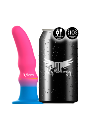 Wibrujące dildo kompatybilne z technologią bezprzewodową watchme - 13 cm