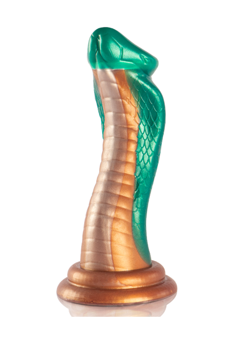 Silikonowe dildo w kształcie cobry