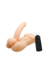 Wibrujące dildo zakończone męskim korpusem