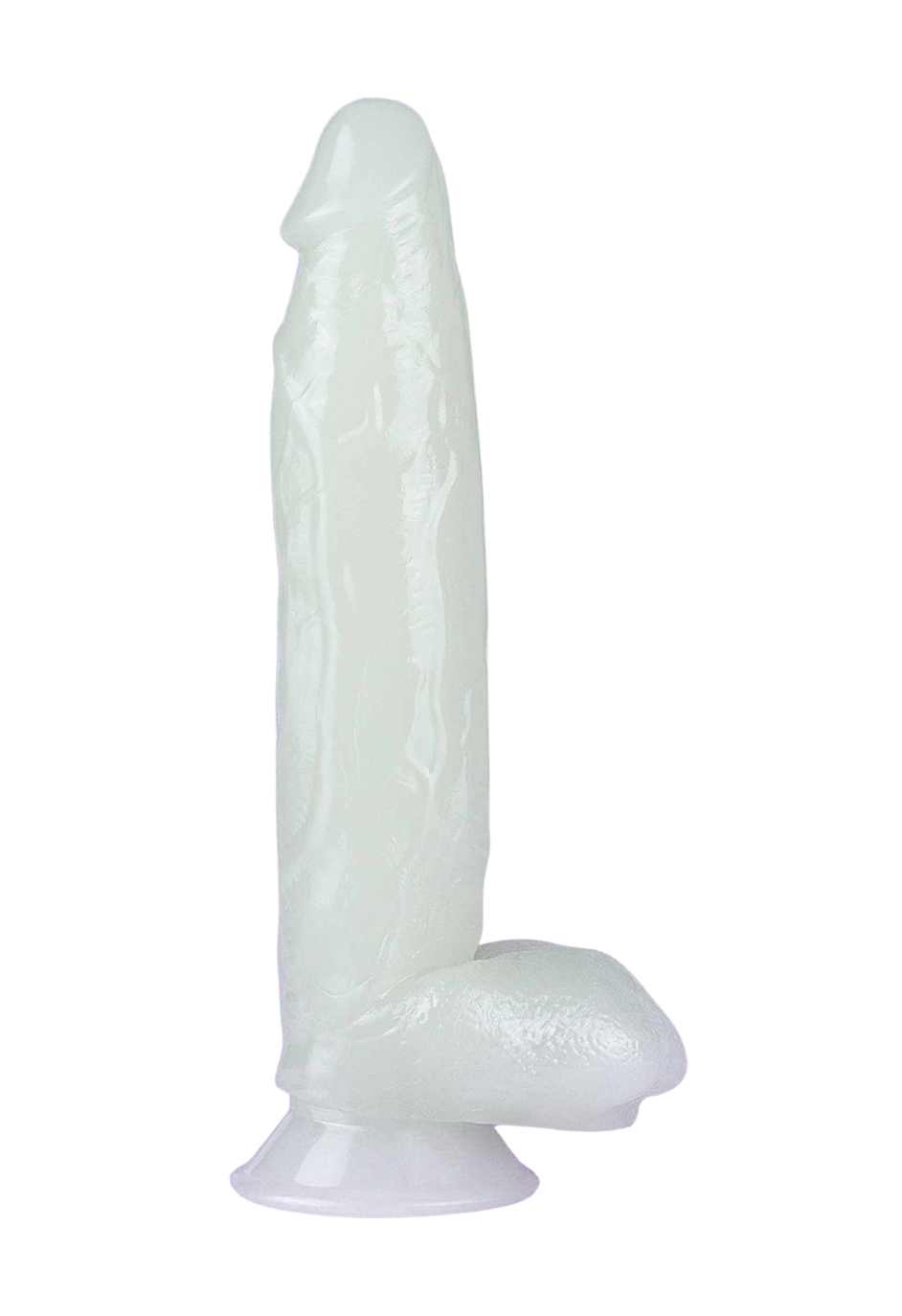 Dildo świecące na niebiesko w ciemności - 19 cm Dildo świecące na niebiesko w ciemności - 19 cm