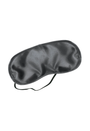 Zaciemniająca maska na oczy - satynowa, czarna