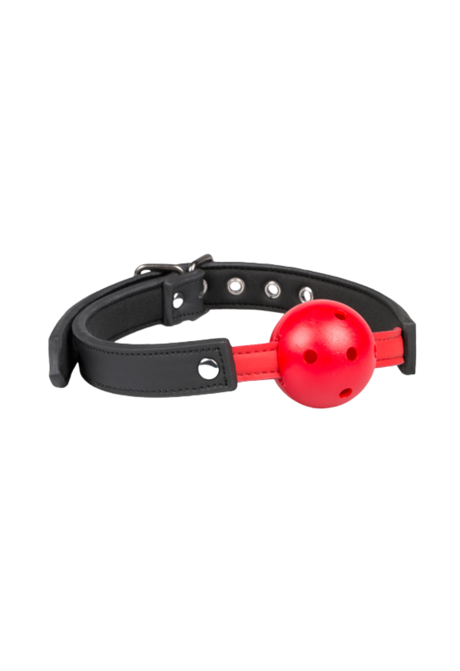 Knebel kulkowy w kolorze czerwonym, oddychający ball gag Knebel kulkowy w kolorze czerwonym, oddychający ball gag