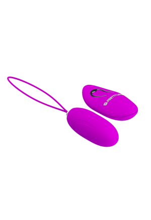 Purpurowe jajko wibrujące sterowane pilotem