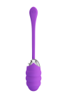 Purpurowe jajko wibrujące z zapamiętywaniem ustawień