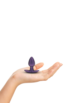 Mały korek analny w metalicznym kolorze - 6,5 cm