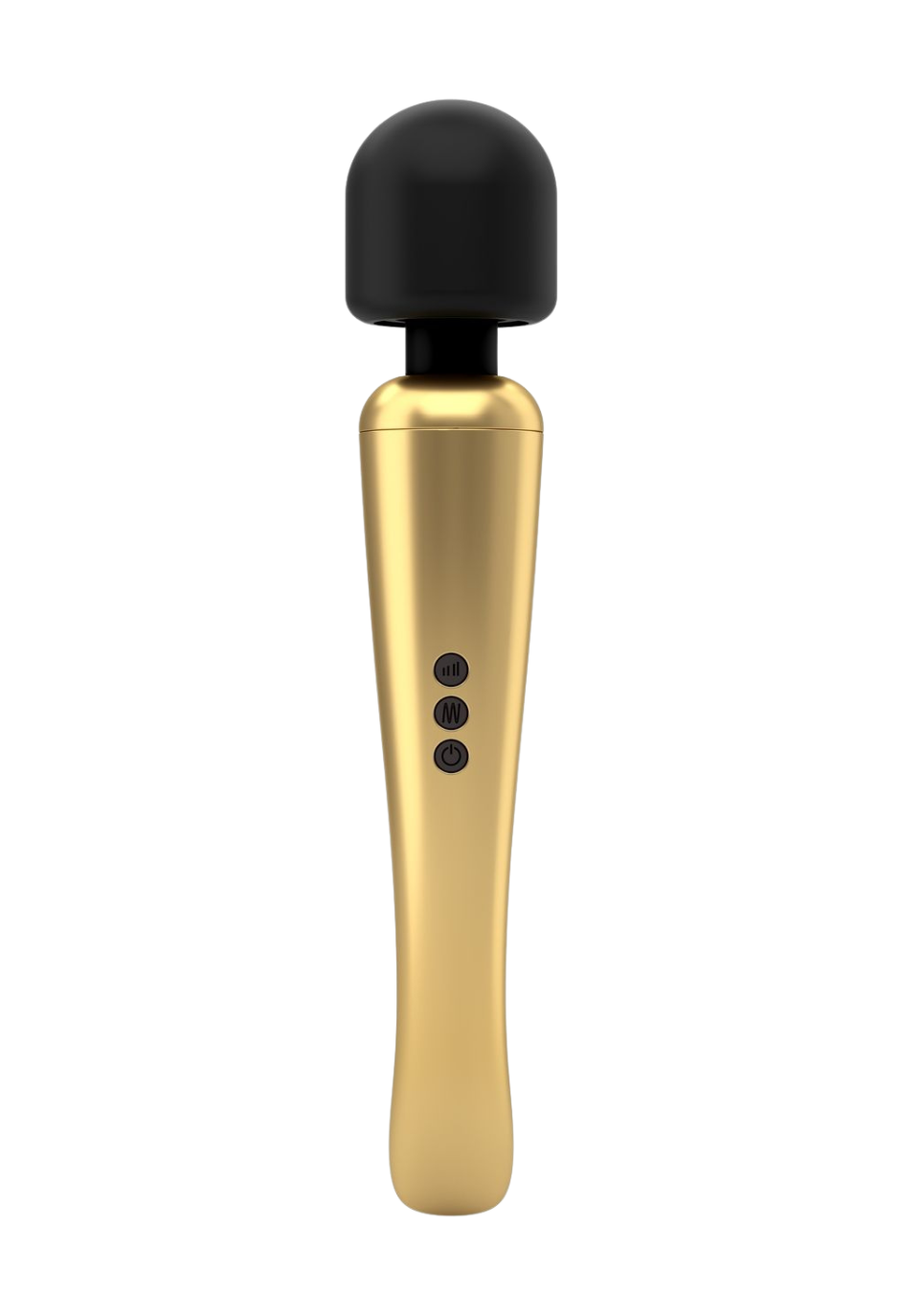 Elegancki złoty wand z wyprofilowaną rączką Elegancki złoty wand z wyprofilowaną rączką