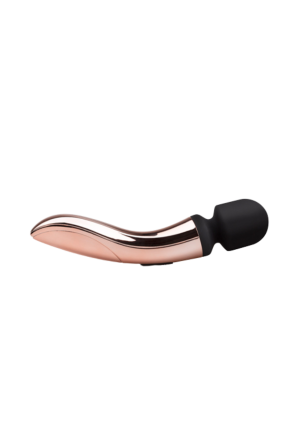 Elegancki masażer do całego ciała w metalicznym kolorze