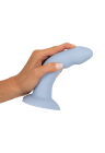 Wibrator wykonany z jedwabiście gładkiego silikonu - 17 cm