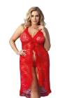 Seksowny peniuar plus size