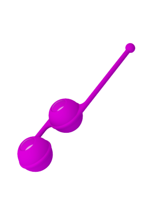 Purpurowe kulki gejszy z wyjmowanymi obciążnikami