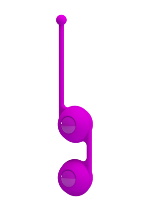 Purpurowe kulki gejszy z wyjmowanymi obciążnikami
