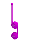 Purpurowe kulki gejszy z wyjmowanymi obciążnikami