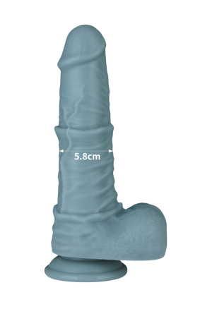 Niezwykle realistyczne dildo z ruchem posuwistym i wibracjami sterowane pilotem