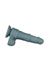 Niezwykle realistyczne dildo z ruchem posuwistym i wibracjami sterowane pilotem