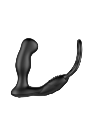 Masażer prostaty z obracającym się i wibrującym trzonem sterowny pilotem