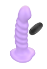 Wibrujące dildo na przyssawce sterowane pilotem